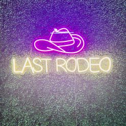 Westcoast Balloon Last Rodeo Neon Sign Rental