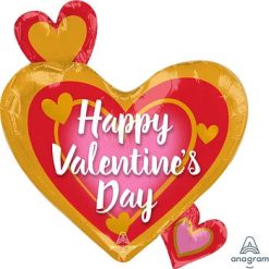 Westcoast Balloon 42330 HVD Pink, Gold & Red