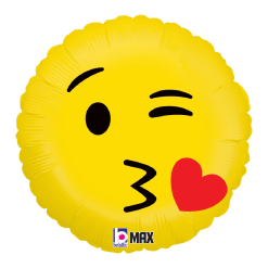 Westcoast Balloon 36505 Emoji Kiss