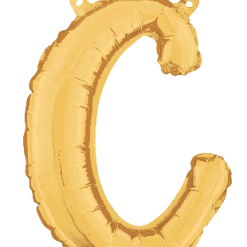 Westcoast Balloon 34703GP Script Letter C Gold