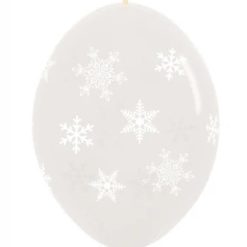 Westcoast Balloon 54283 Clear Snowflake 12 LINK-O-LOON