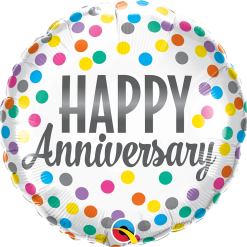 Westcoast Balloon 26985 Anniversary Confetti Dots