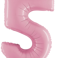 Westcoast Balloon 15845MP Megaloons Number 5 Pastel Pink
