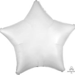 Westcoast Balloon 38591 Satin Luxe White Star