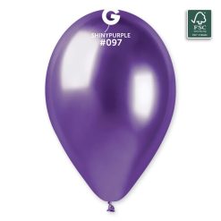 Westcoast Balloon 129755 Gemar Shiny Purple 13 Round (25Ct)