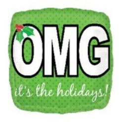 Westcoast Balloon 20284 OMG It'S The Holidays
