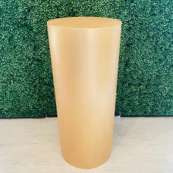 Westcoast Balloon 42In Round Plinth Rental - Gold