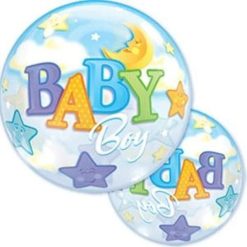 Westcoast Balloon 23597 Baby Boy Moon & Stars