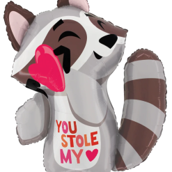 Westcoast Balloon 25424 Stole My Heart Raccoon