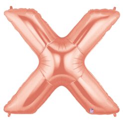 Westcoast Balloon 15924RGP Megaloons Letter X Rose Gold