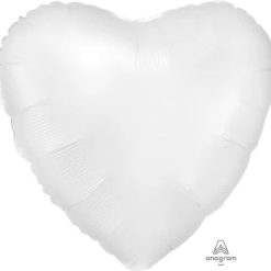 Westcoast Balloon 38590 Satin Luxe White Heart
