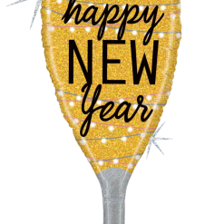 Westcoast Balloon 35739 New Year Champagne Glass