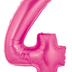 Westcoast Balloon 15844FP Megaloons Number 4 Pink