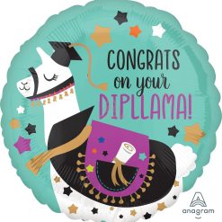 Westcoast Balloon 39353 Congrats On Your Dipllama