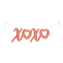 Westcoast Balloon 25155 XOXO Script Rose Gold