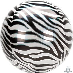 Westcoast Balloon 42107 Orbz Zebra Print