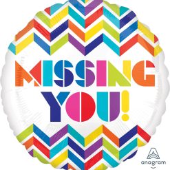 Westcoast Balloon 28725 Chevron Missing You!, Bulk