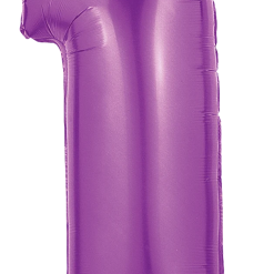 Westcoast Balloon 15841PP Megaloons Number 1 Purple