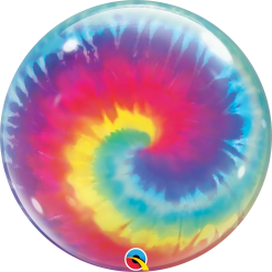 Westcoast Balloon 13084 Tie Dye Swirls Bubble Balloon
