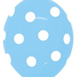 Westcoast Balloon 54116 Polka Dot Pastel Blue 12 LINK-O-LOON (50Ct)