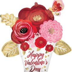 Westcoast Balloon 43641 HVD Satin Painted Flowers