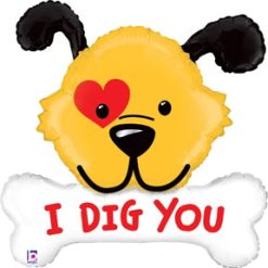 Westcoast Balloon 35076 I Dig You Dog Bone