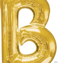 Westcoast Balloon 32949 Letter B Gold