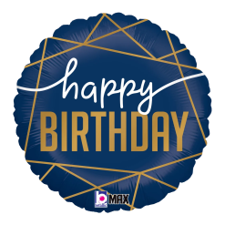 Westcoast Balloon 36963 Navy Birthday