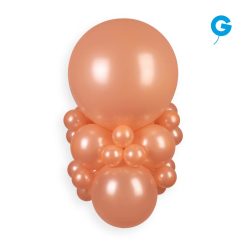 Alternative view of Westcoast Balloon 156157 Gemar Metallic Peach 19 Round (25Ct)