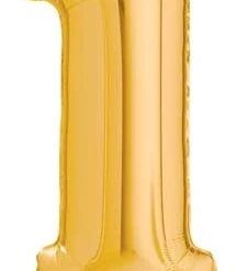 Westcoast Balloon 13841 StandUps Number 1 Gold