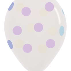 Westcoast Balloon 53354 Polka Dots Pastel Assortment 11 Round