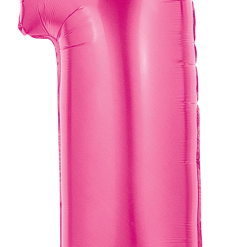 Westcoast Balloon 15841FP Megaloons Number 1 Pink
