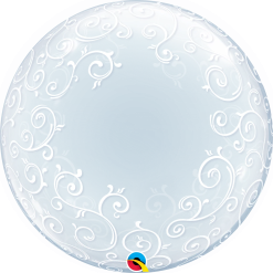 Westcoast Balloon 13693 Fancy Filigree Bubble Balloon