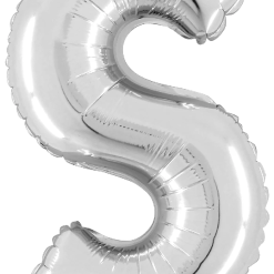 Westcoast Balloon 34919SP Letter S Silver 14In