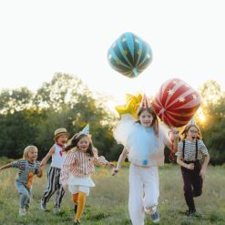 Alternative view of Westcoast Balloon FB243-007 Starry Ball - Red
