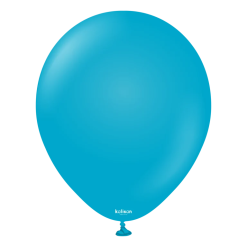Westcoast Balloon K68222 Kalisan Retro Blue Glass 18 Round (25Ct)