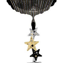 Westcoast Balloon 46790 Stripes On Stripes Grad Stars