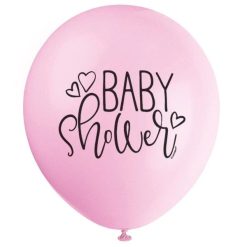 Westcoast Balloon 54919 Petal Pink Baby Shower 12 Round (8Ct)