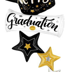 Westcoast Balloon 25450 Special Delivery Graduation Stars