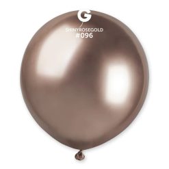 Westcoast Balloon 159653 Gemar Shiny Rose Gold 19 Round (25Ct)
