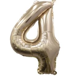Westcoast Balloon 55441 Ellie'S Glazed Gold Number 4 32In