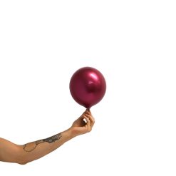 Westcoast Balloon 288222 Loon Balls 18Cm (7) Metallic Burgundy