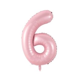 Westcoast Balloon Econo Number 6 Pastel Pink