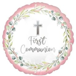 Westcoast Balloon 44510 My First Communion Pink