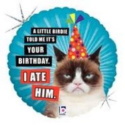 Westcoast Balloon 36261 Grumpy Cat I Ate Him