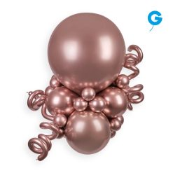 Alternative view of Westcoast Balloon 129656 Gemar Shiny Rose Gold 13 Round (25Ct)