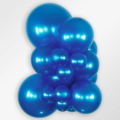 Alternative view of Westcoast Balloon 51086 Metallic Blue 5 Round (100Ct)