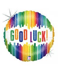 Westcoast Balloon 82924 Good Luck Vertical Stripes