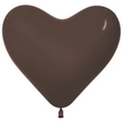 Westcoast Balloon 55136 Fashion Chocolate 6 Heart (100Ct)