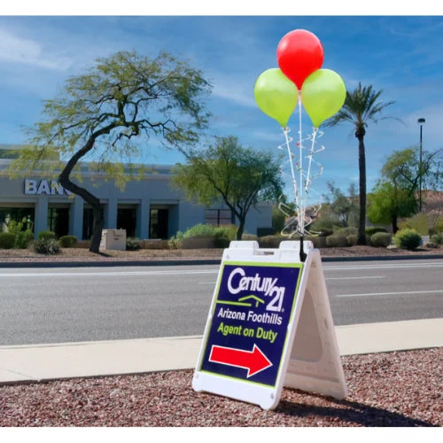 Westcoast Balloon PermaShine 3-Balloon Bouquet A-Frame Bracket Kit - Sign Not Included